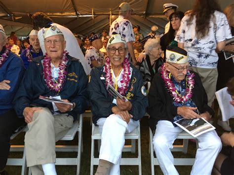 15 Pearl Harbor Survivors Return To The Site Of Dec 7 Attack 77 Years