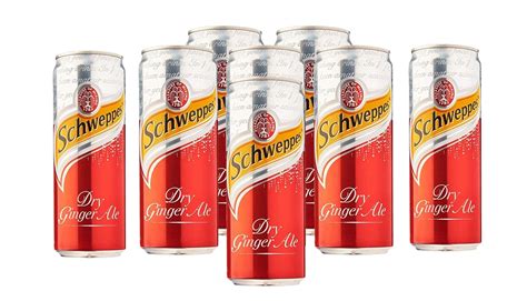 Schweppers Sparkling Dry Ginger Ale Soft Drink With Sugar And