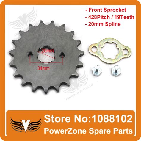 Front Engine Sprocket T Teeth Mm For Chain With Retainer