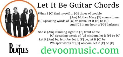 The Beatles - Let It Be Easy Guitar Chords 00 - GUITAR KNOWLEDGE