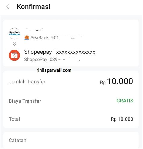 Cara Mengisi Shopeepay Lewat Seabank Dan Biayanya