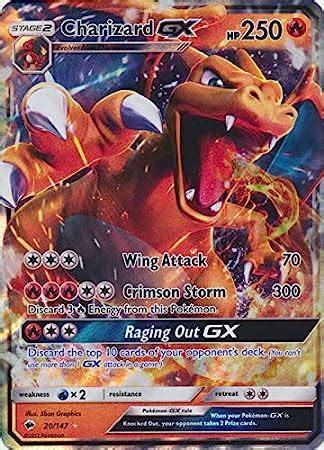 Pokemon Charizard Gx Ultra Rare Card Games Amazon Canada