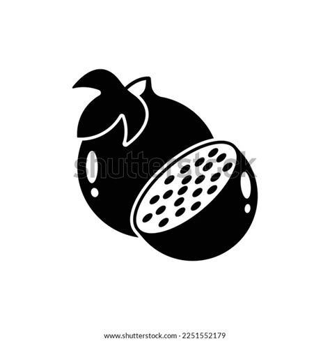 Passion Fruit Icon Design Isolated On Stock Vector Royalty Free