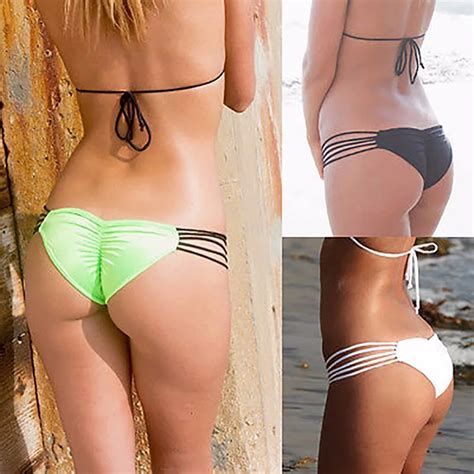 Ishine Bottom Thong Sexy Mini String Swimwear Bikini Swimsuit Women