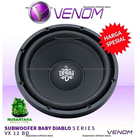 Jual VENOM BABY DIABLO SUBWOOFER VX 12 BD SINGLE VOICE COIL 12 Inch