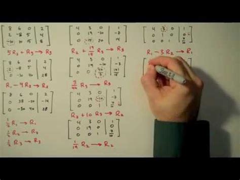 How To Solve Equations With A Matrix YouTube