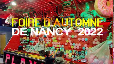 F Te Foraine D Automne De Nancy Dimanche Octobre Youtube