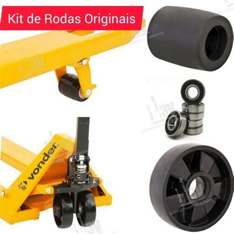 Kit Rodas Nylon Paleteira Vonder Compact Menegotti Frete Gr Tis