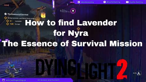 Dying Light How To Find Lavender For Nyra The Essence Of Survival