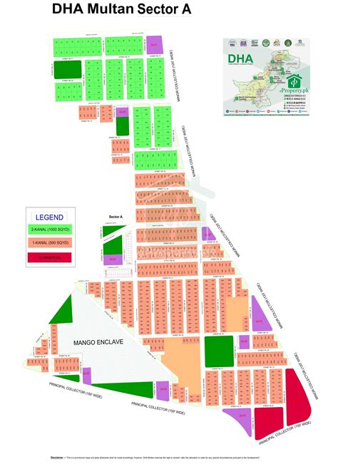 DHA Multan Sector A Map | eProperty®