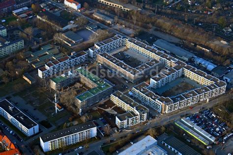 Luftaufnahme Erfurt Baustelle Zum Neubau Einer Mehrfamilienhaus