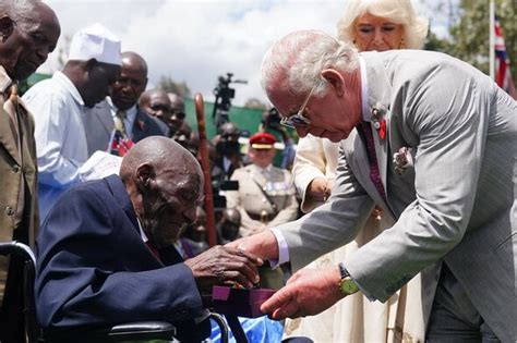 King Charles almost face plants the floor on Kenya state visit | Royal ...