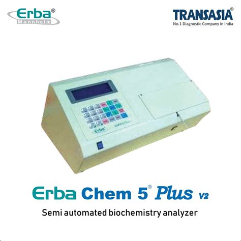 Erba Chem 5 Plus V2 Semi Automated Biochemistry Analyzer User Input