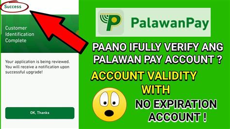 How To Fully Verify Palawan Pay Account Paano Iverify Ang