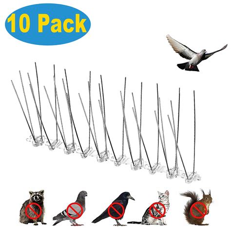 Oyajia Stainless Steel Bird Spikes For Driving Birds Such As Seagulls