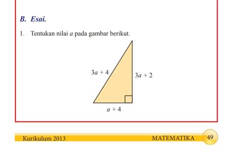 Kunci Jawaban Matematika Kelas 8 Halaman 49 50 51 52 Uji Kompetensi 6