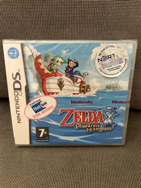 Nintendo Ds The Legend Of Zelda Phantom Hourglass Red Strip Rare