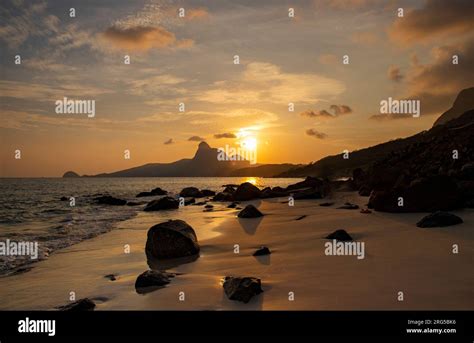 Sunset At Bai Nhat Beach Con Dao Island Ba Ria Vung Tau Vietnam