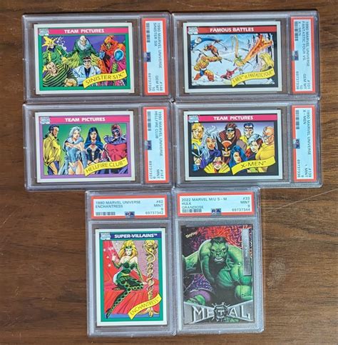 Marvel Impel Metal Universe Graded Lot Blowout Cards Forums