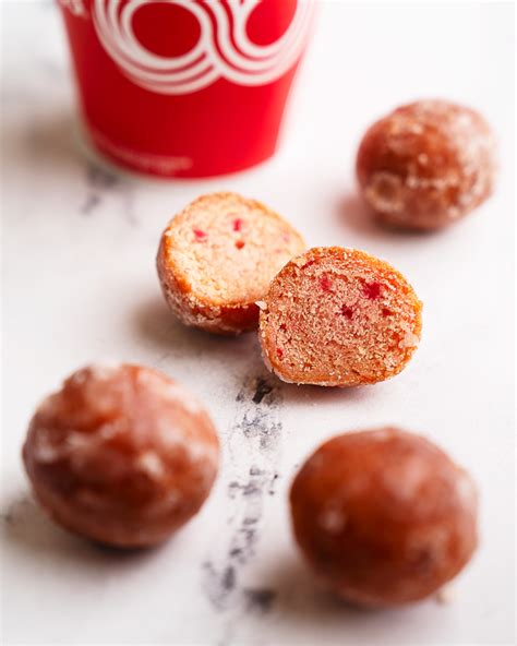 Tim Hortons Cherry Timbits New Timbit Flavour Foodgressing