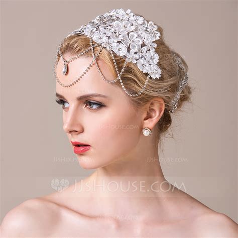 Gorgeous Rhinestone Lace Forehead Jewelry 042060518 Headpieces