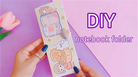 How To Make Notebook Folder Handmade Notebook Folder At Home School