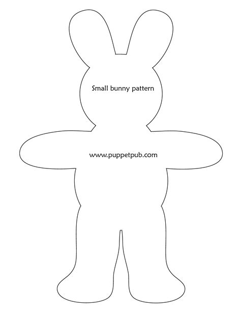 Printable Bunny Sewing Pattern