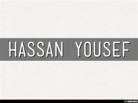 hassan yousef | PPT