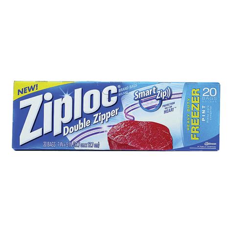 Sc Johnson 00399 Ziploc Freezer Bags Pint #VORG4372173, 00399