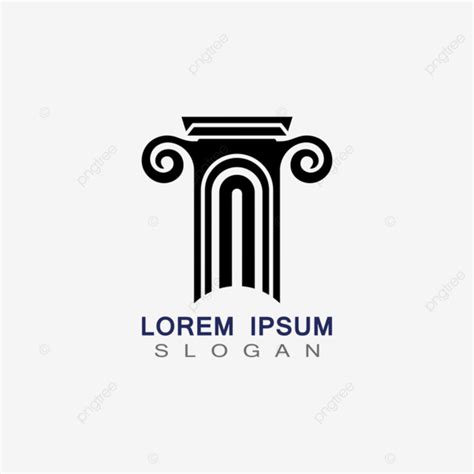 Logo Design Symbols Vector Design Images Column Logo And Symbol