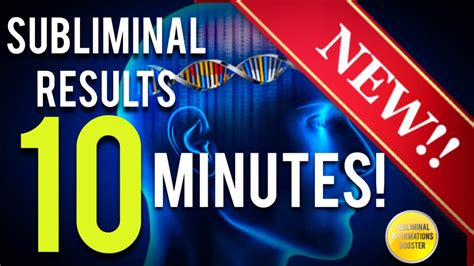 Get Subliminal Results In Minutes Subliminal Affirmations Booster