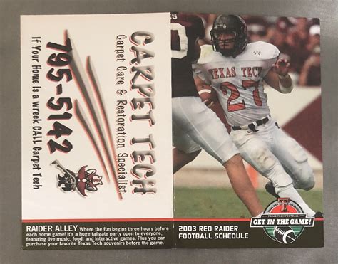 Red Raider Football Schedule Wes Welker Side Flickr