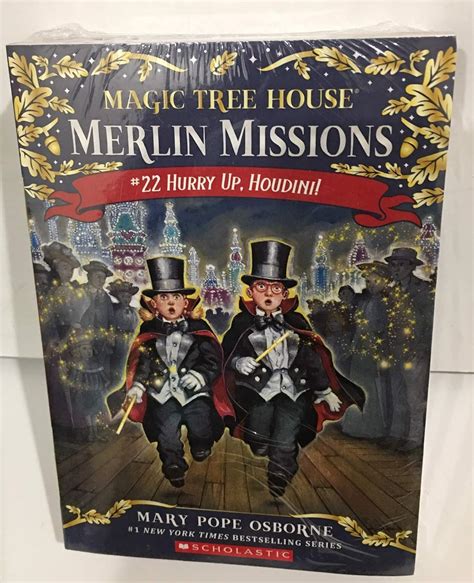 Magic Tree House Merlin Missions Book Set Hurry Up Houdini