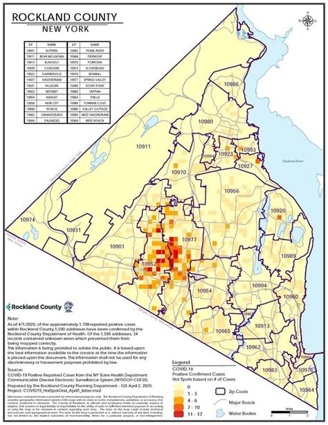 Rockland County Zip Code Map