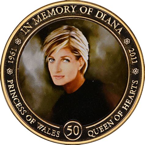 1 Dollar Elizabeth II Princess Diana Of Wales Cook Islands Numista