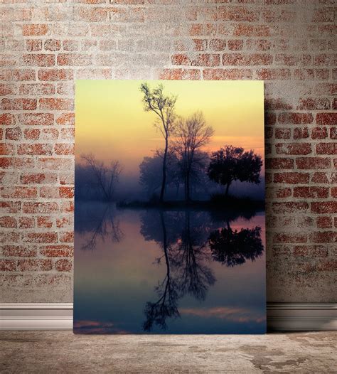 Foggy Lake Sunrise, Nature Wall Art Print - Many Sizes – Lost Kat ...