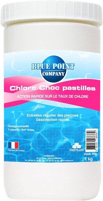 Chlore Choc Pastilles Piscine Kg Traitement Eau Verte Trouble