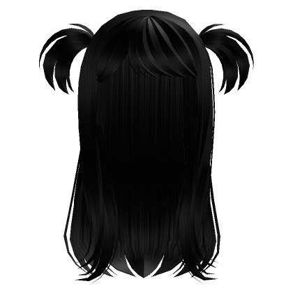 Y K Cute Hair Black Pigtails S Code Price Rblxtrade