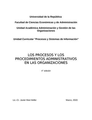 Resumen Procesos Y Sistemas De Informacin Resumen Programa Unidad