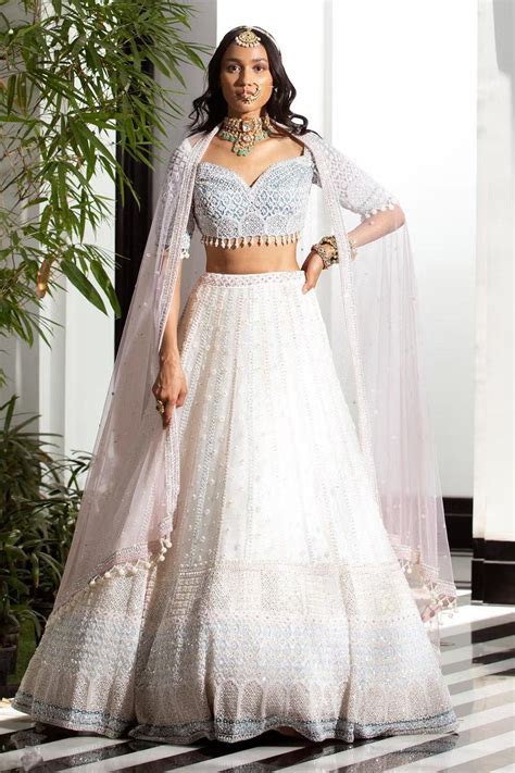 White Lehengas For Wedding Flash Sales Bellvalefarms