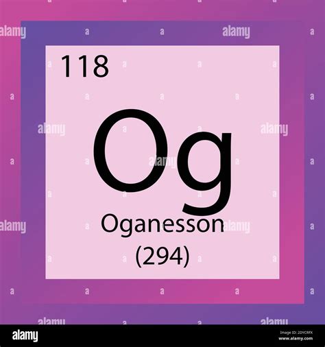 Oganesson Stock Vector Images - Alamy