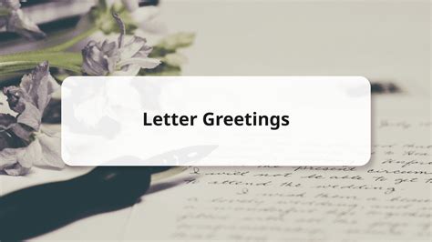 Letter Greetings For Work Emails Cover Letters With Examples