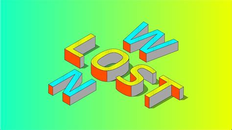 Quickly Create An Isometric Text Effect In Adobe Illustrator Youtube