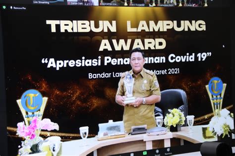 Tribun Lampung Award Tahun Diskominfotik Provinsi Lampung