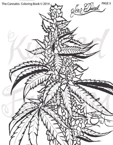 Weed Plant Coloring Pages at GetColorings.com | Free printable ...