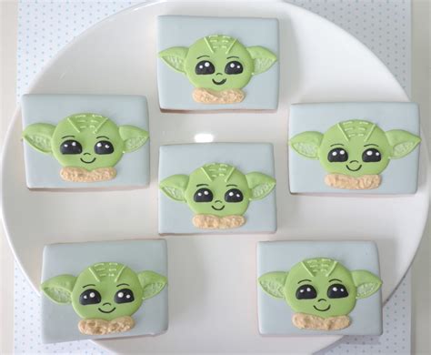 Biscoitos Decorados Star Wars Baby Yoda Elo Produtos Especiais