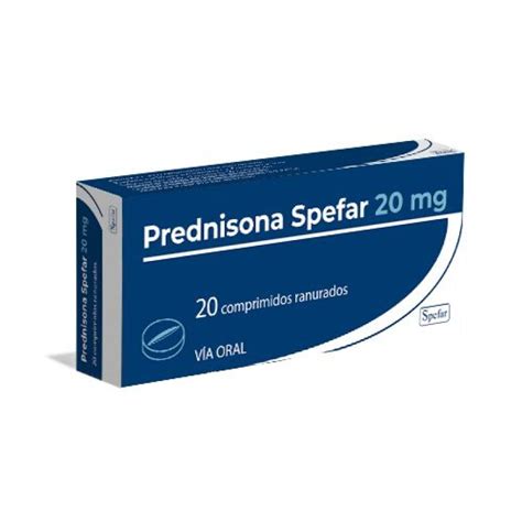 Para Que Serve O Prednisona De 20 Mg - Prednisona Spefar 20 Mg. 20 Comp. — Farmacia El túnel