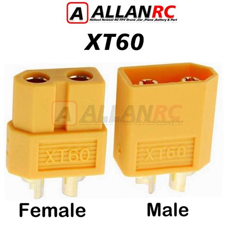 Amass XT60 XT60 Connector Plug Socket Adapter Male Female Li Po RC