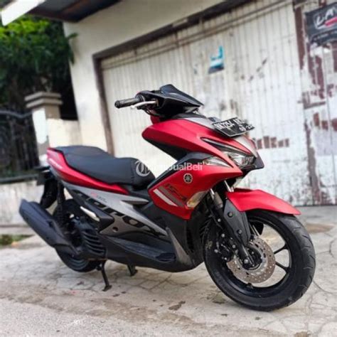 Motor Yamaha Aerox 155 VVA 2018 Red Bekas Pajak Hidup Surat Lengkap