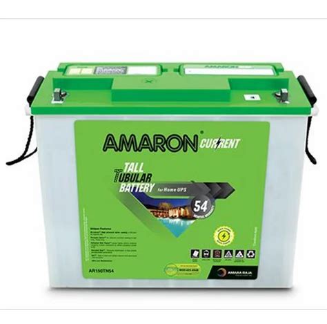 Amaron Current Ar150tn54 Tall Tubular Battery 150 Ah At Best Price In Amalapuram